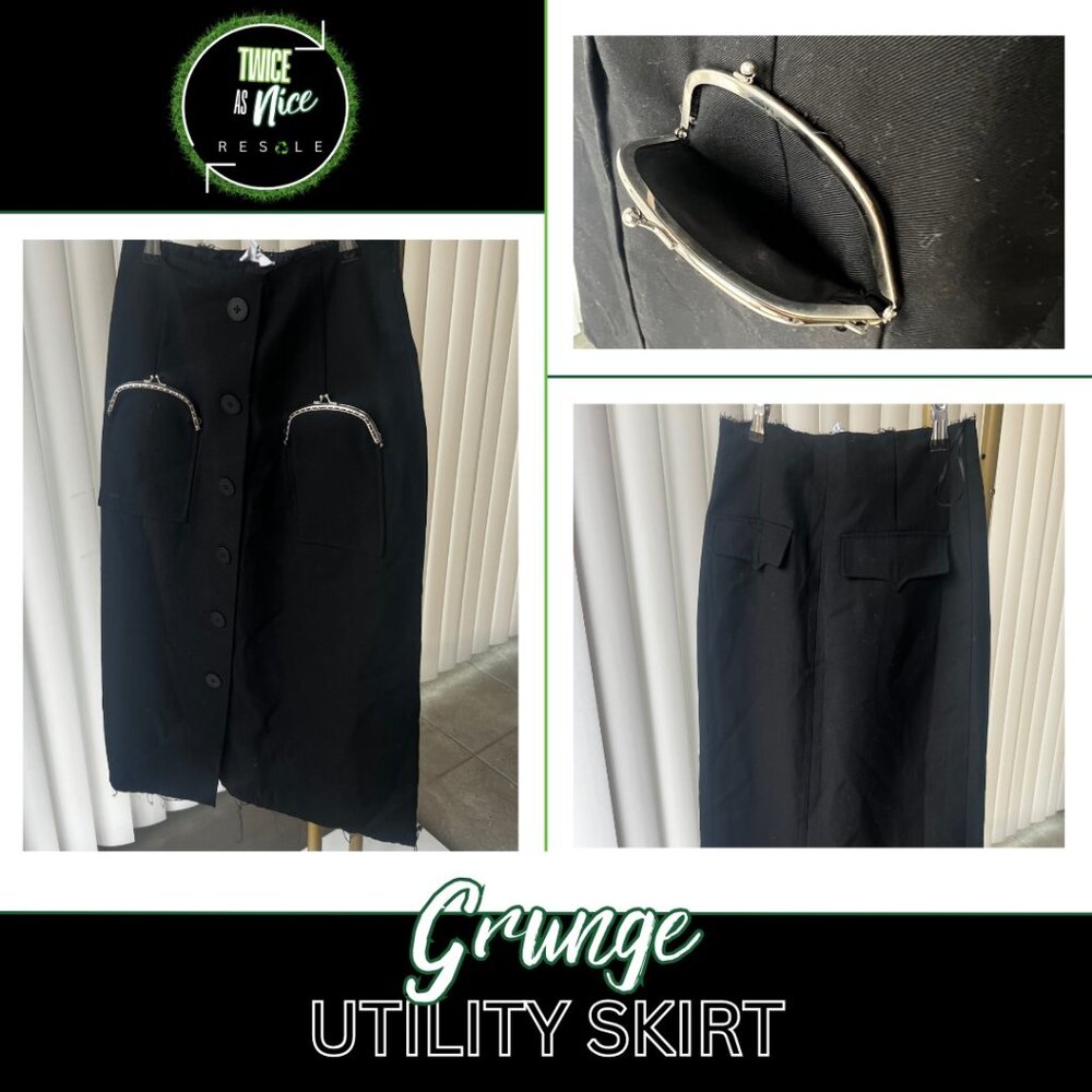 Grunge Utility Skirt